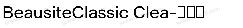 BeausiteClassic Clea字体转换 BeausiteClassic Clea字体转换